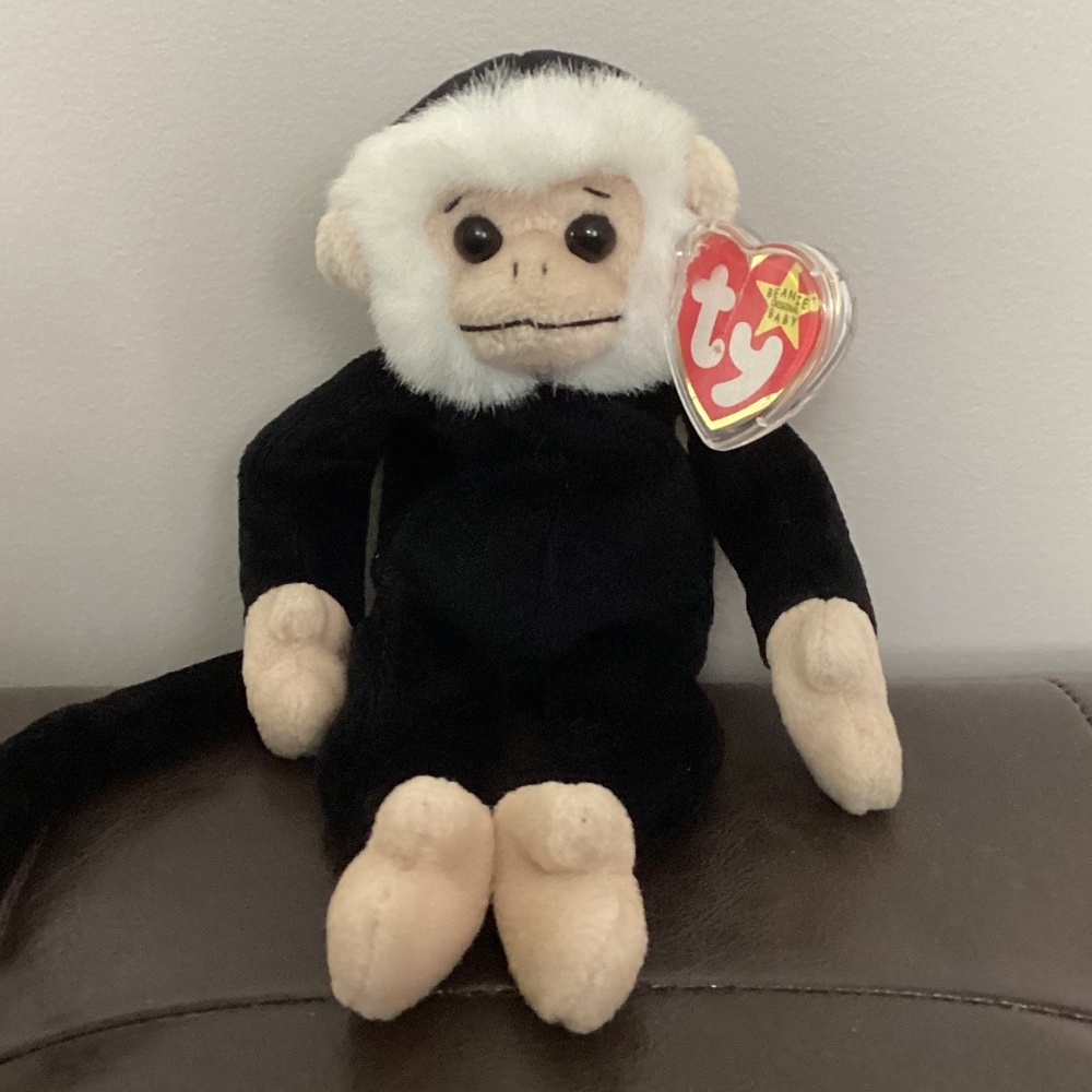 RARE Mooch the Spider Monkey with tag errors, 1998